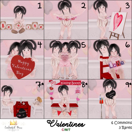 {Enchanted Poses} Valentines - 3