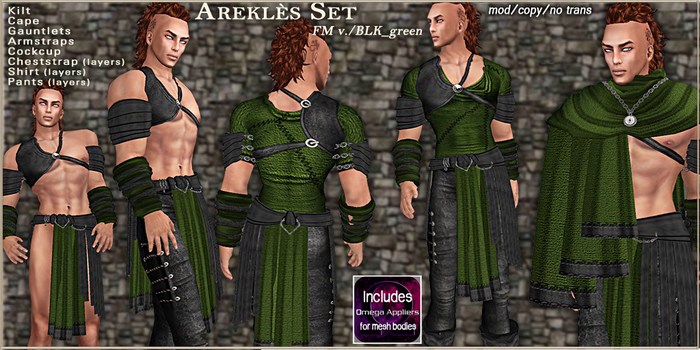 Arekles FM.Set T.E.D./BLK_green