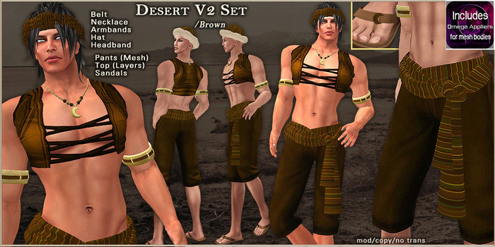 Desert v2 Mesh Set T.E.D./BROWN
