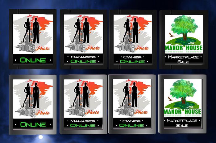 Online Indicator Pack - Owner, Manager, Personal, Shop