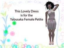Yabusaka Female Petite light pink and white summer dress