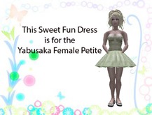 Yabusaka Female Petite Green textured fun summer dress