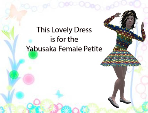 Yabusaka Female Petite mutli dotted summer fun dress