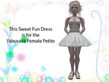 Yabusaka Female Petite white fun dress