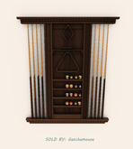 -David Heather-Pool Cue Cabinet