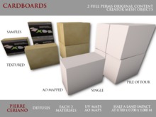 Cardboards - 0.5 LI each - 2 FULL PERMS Meshes