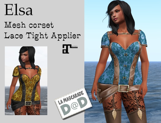 Elsa steampunk corset