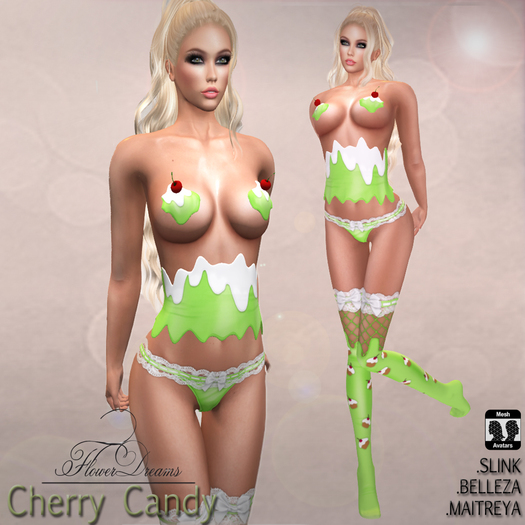 .:FlowerDreams:.Cherry Candy - lime