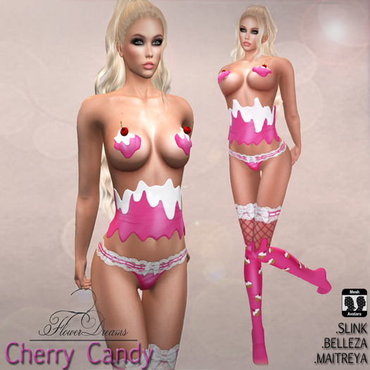 .:FlowerDreams:.Cherry Candy - pink