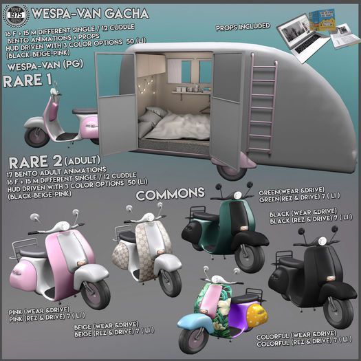 [Since1975]WespaScooter-Colorful(Wear&Drive)