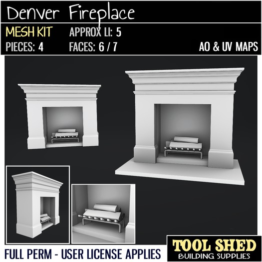 Tool Shed - Denver Fireplace Mesh Kit
