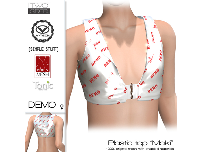 DEMO Plastic top "Moki" TwoSided