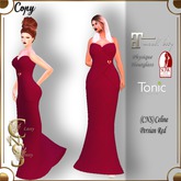 (CNS) Celine Gown Persian Red
