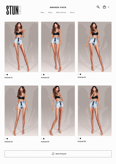 STUN - Pose Pack Collection Bento 'Amanda' #67