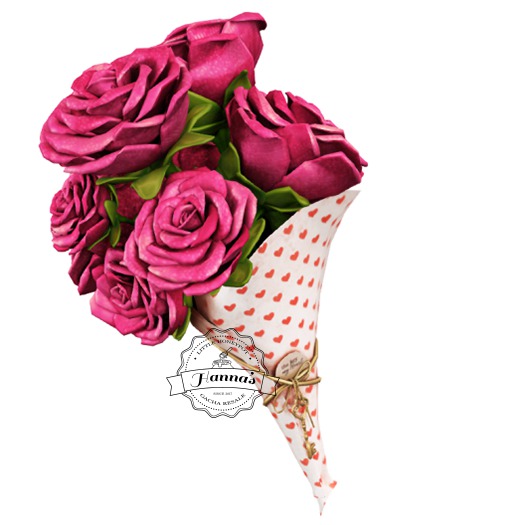 Ariskea[amour]. Roses Bouquet Pink