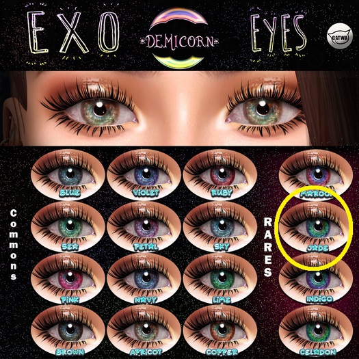 {Demicorn} Exo Eyes - Jade RARE