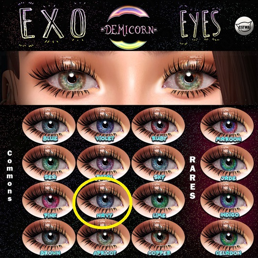 {Demicorn} Exo Eyes - Navy