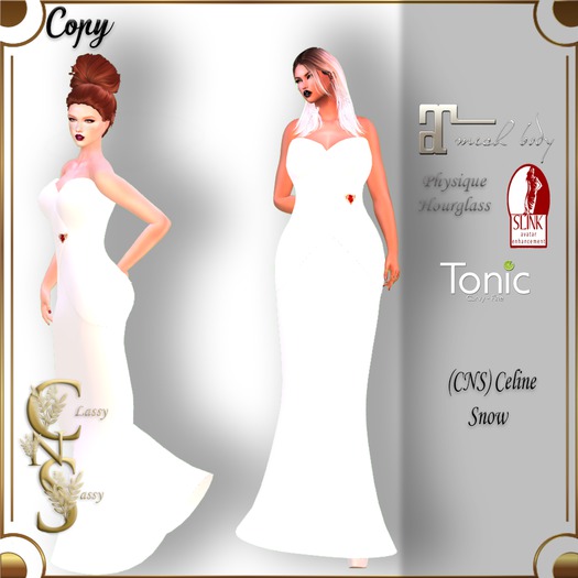 (CNS) Celine Gown Snow