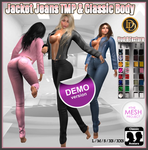 "DD" Jacket Jeans TMP and Classic Body DEMO