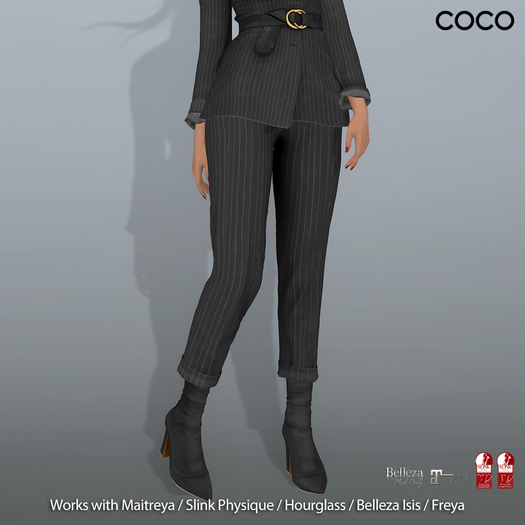 *COCO*_Roll-UpHemTrousers_DarkGrey