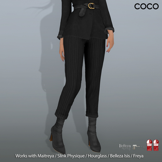 *COCO*_Roll-UpHemTrousers_Black
