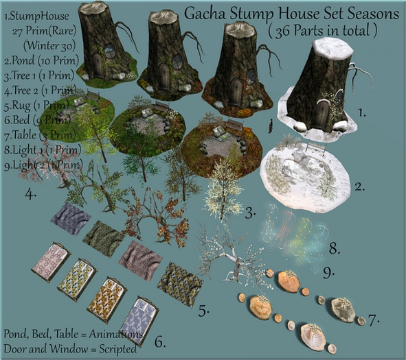StumpHouse Gacha Set *Light 2a*
