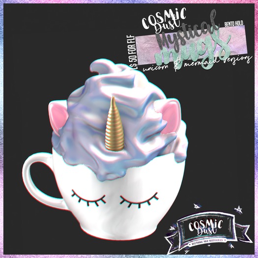 [Cosmic Dust] - Mystical Mugs - Unicorn (BOXED)