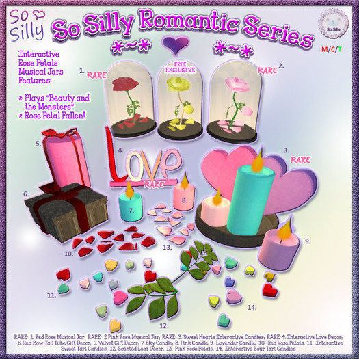 So Silly Romance Series - Interactive LOVE Deco RARE