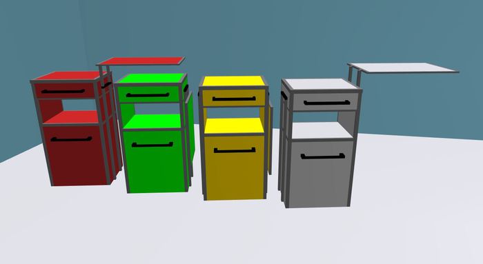Night Stand - One Prim LI - Mesh 