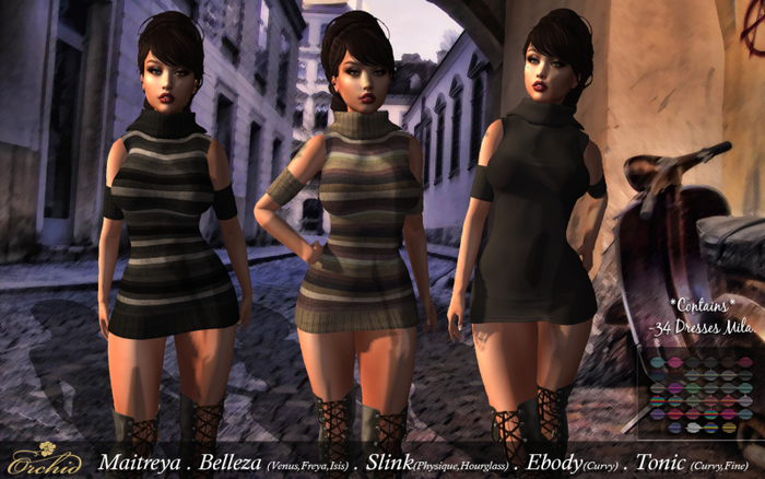 Dress Mila HUD*ORCHID*