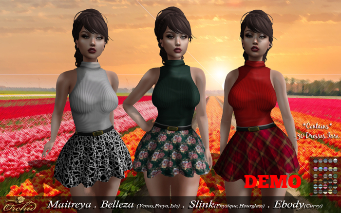 DEMO_Dress Iara HUD*ORCHID*(Wear me)