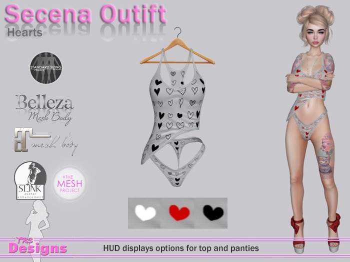Secena Outift With Hud Hearts