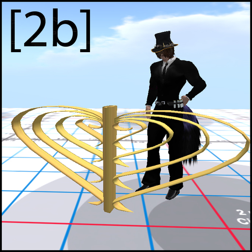 [2b] Wrought Iron Heart Railing or Gate (gold)