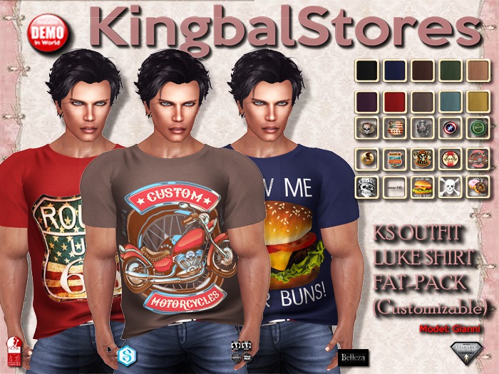 KS OUTFIT LUKE SHIRT FAT-PACK (Customizable)
