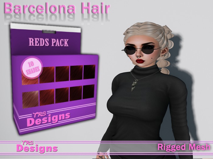 Barcelona Hair With Hud Reds
