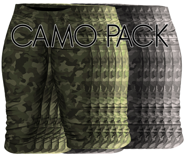 RIOT / Fallon Crop Yogas - Camo Pack | Maitreya / Belleza / Slink