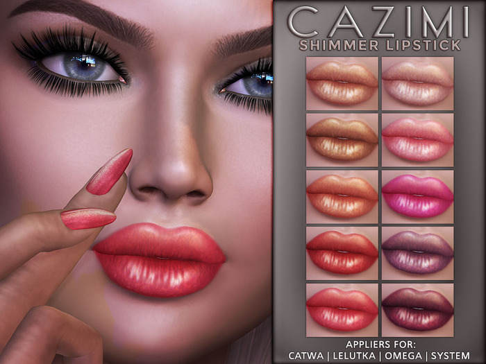 CAZIMI: Shimmer Lipstick Demo