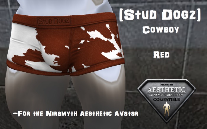 [Stud Dogz] Boxers - Cowboy - Red