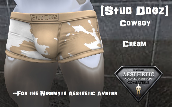 [Stud Dogz] Boxers - Cowboy - Cream