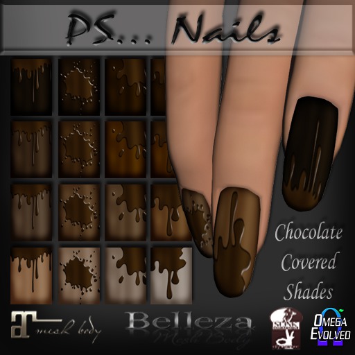 PS...Nails Chocolate Covered Shades HUDS(add me)