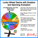 Lucky wheel gacha