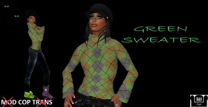 D&S design Green sweater