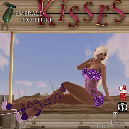 EC Sending Kisses Purple
