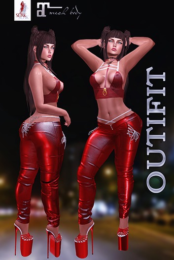 J.C OUTFIT # 44 # Red