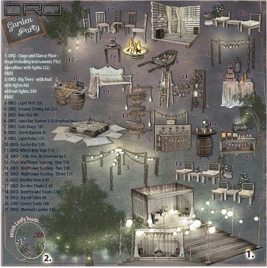 20 -DRD- Garden Party - Desert Table