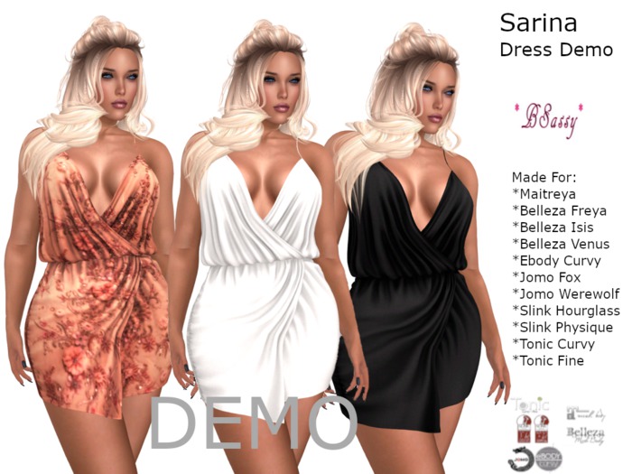 *BSASSY* SARINA DRESS DEMO