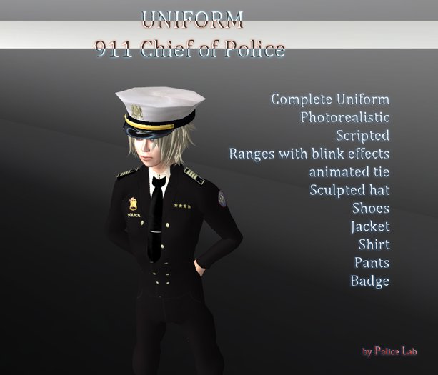 Chief of Police 911 Uniform