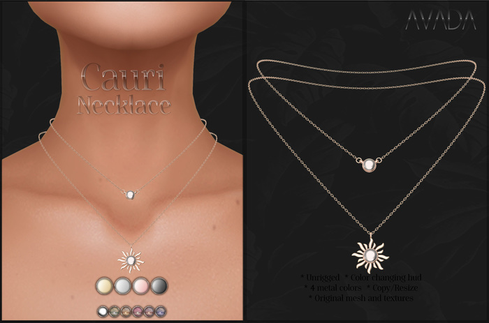 Avada~ Cauri Necklace