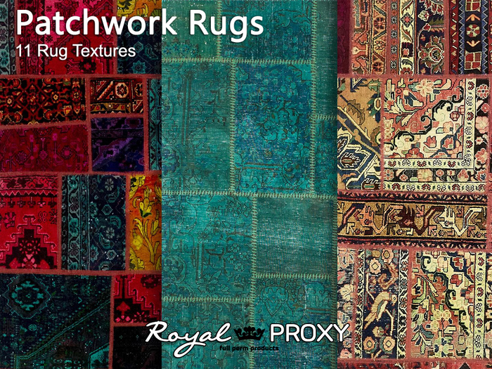 RP - 11 Full Perm Textures - Patchwork Rugs