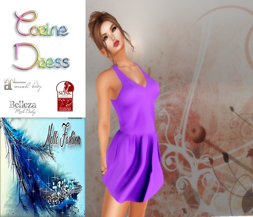 .:M.F:. Corine Dress  Purple